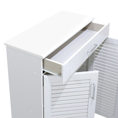 Shoe cabinet Sante pakoworld 20 pairs white 80x37x123cm