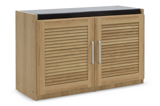 Shoe cabinet stool Crispy pakoworld 9 pairs sonoma 94x34.5x60cm