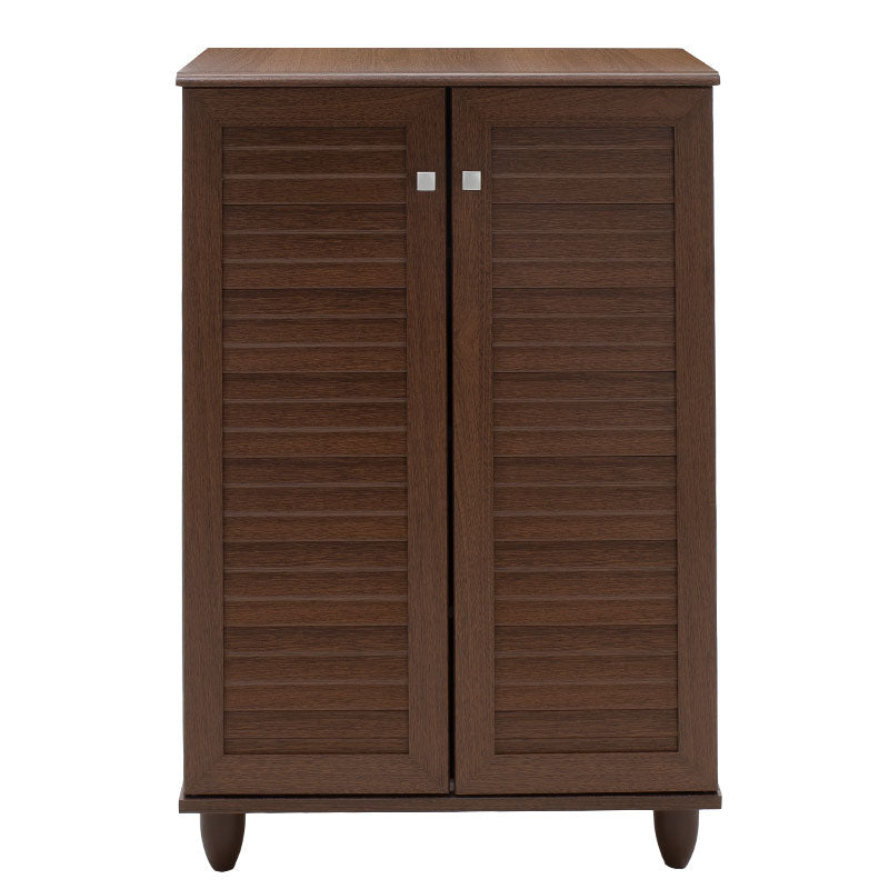 Shoe cabinet SANTΟ pakoworld 10 pairs walnut 60x34.5x91.5cm
