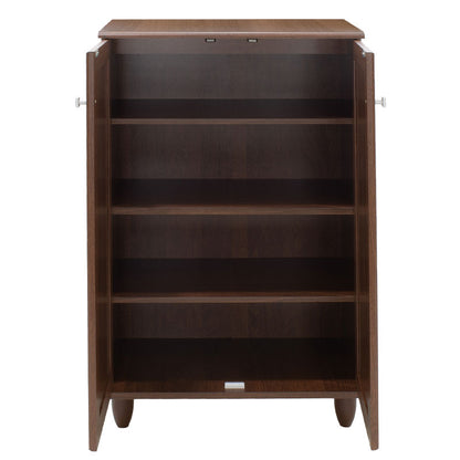 Shoe cabinet SANTΟ pakoworld 10 pairs walnut 60x34.5x91.5cm
