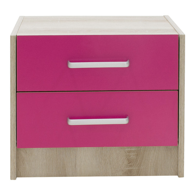 Children's nightstand Looney pakoworld castillo-pink 47,5x40,5x40,5