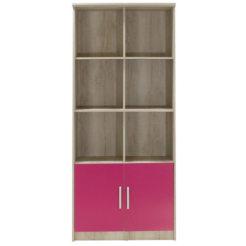 Children's bookcase Looney pakoworld castillo-pink 80.5x36.5x183.5