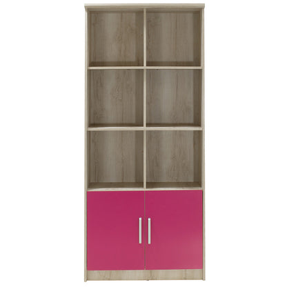 Children's bookcase Looney pakoworld castillo-pink 80.5x36.5x183.5