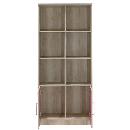 Children's bookcase Looney pakoworld castillo-pink 80.5x36.5x183.5