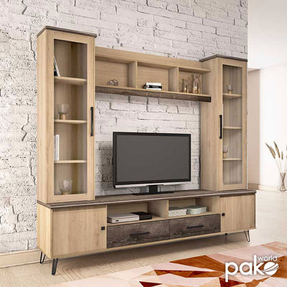 Bruno pakoworld TV Cabinet in viscount - toro  color  200x39x170cm