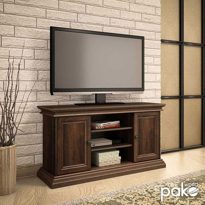 Tv set Mozart pakoworld in walnut color 121x40x65cm