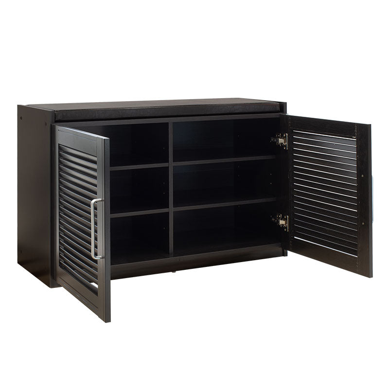 Shoe cabinet stool Crispy pakoworld 9 pairs wenge 94x34.5x60cm