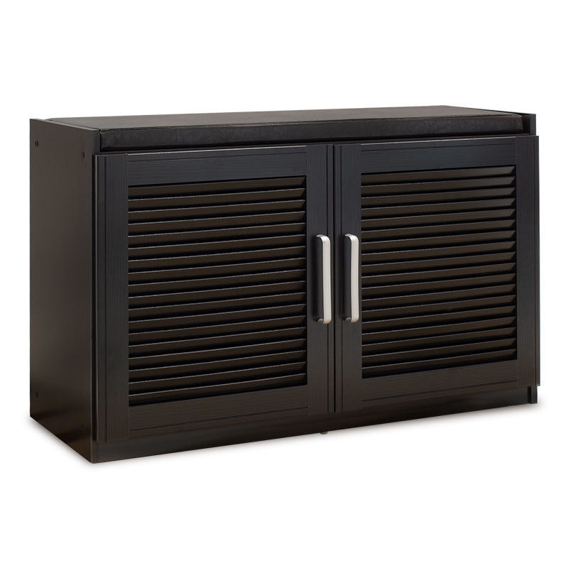 Shoe cabinet stool Crispy pakoworld 9 pairs wenge 94x34.5x60cm