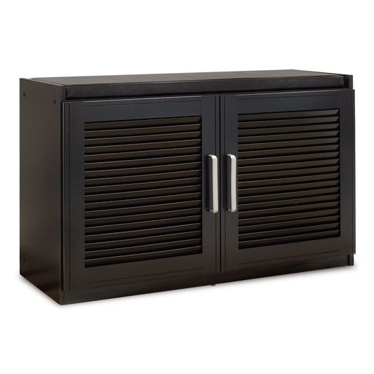 Shoe cabinet stool Crispy pakoworld 9 pairs wenge 94x34.5x60cm