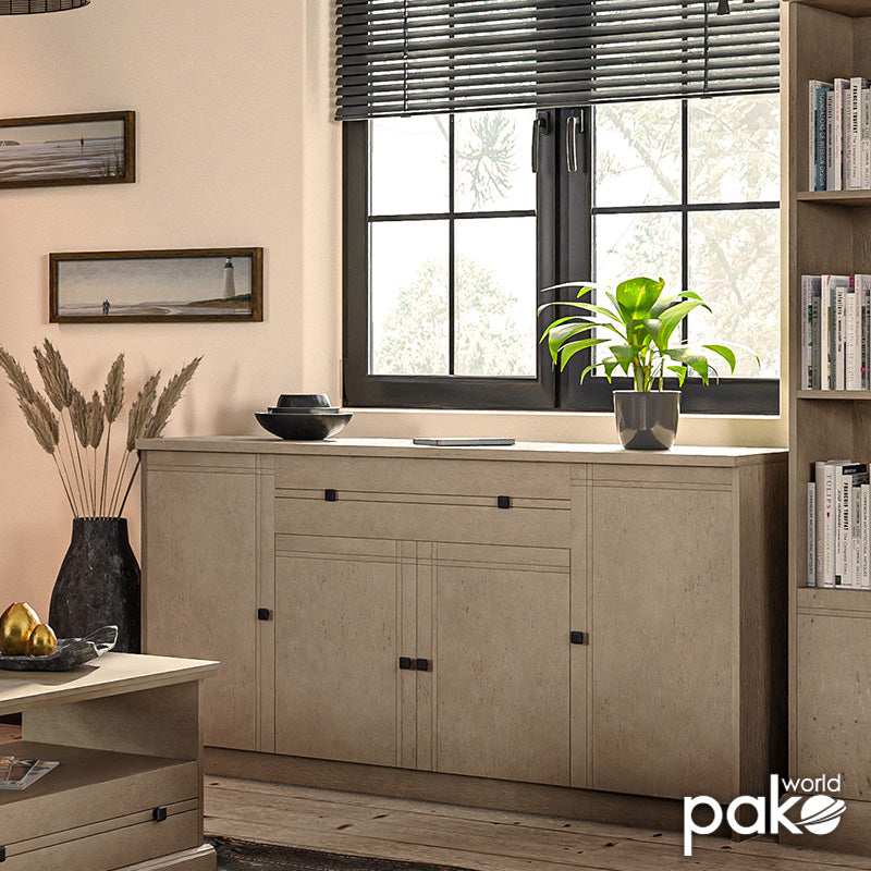 Buffet Libby pakoworld natural 160x39.5x83cm