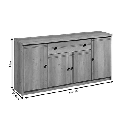 Buffet Libby pakoworld natural 160x39.5x83cm