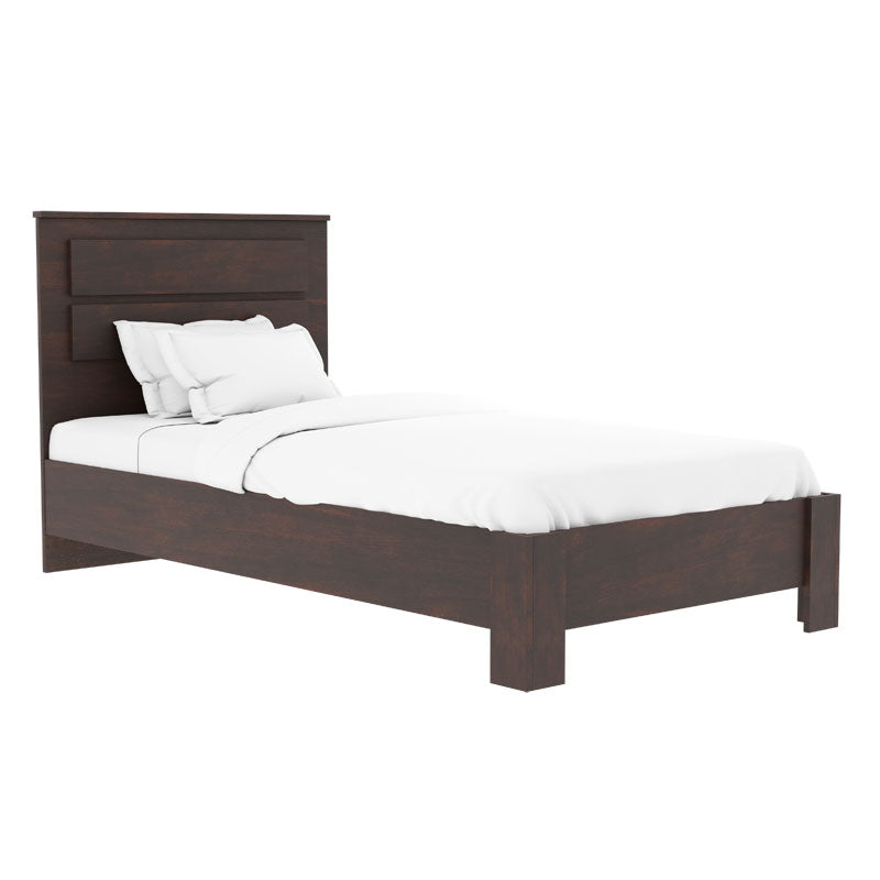 Bed Olympus pakoworld in walnut color 100x200 cm