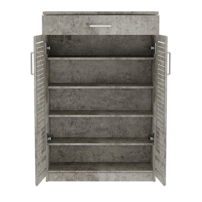 Shoe cabinet Sante pakoworld 20 pairs antique anthracite 80x37x123cm