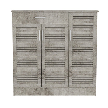 Shoe cabinet Sante pakoworld 30 pairs antique anthracite 120x37x123cm