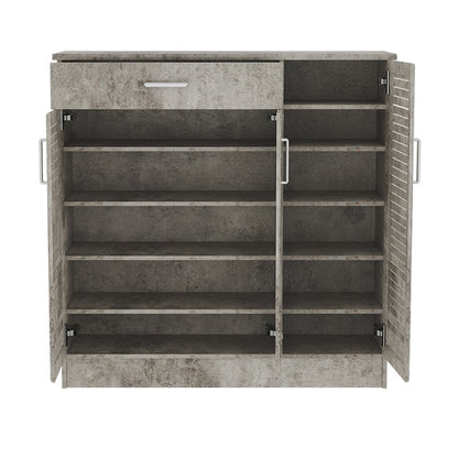Shoe cabinet Sante pakoworld 30 pairs antique anthracite 120x37x123cm