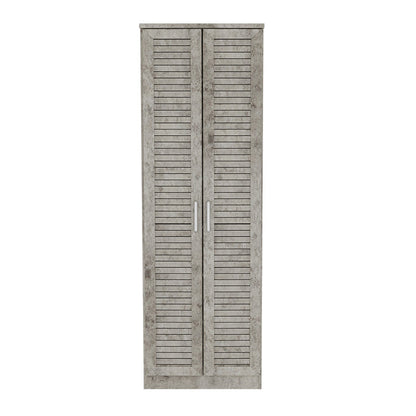 Shoe cabinet Sante pakoworld 21 pairs dark antique anthracite 60x37x183cm