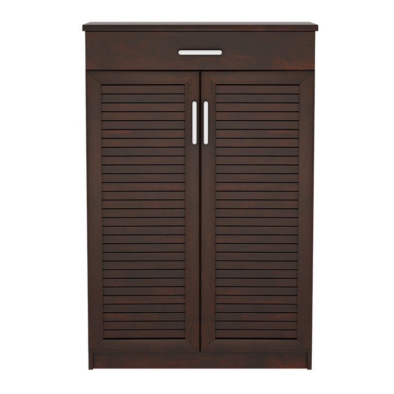 Shoe cabinet Sante 20 pairs antique walnut 80x37x123cm