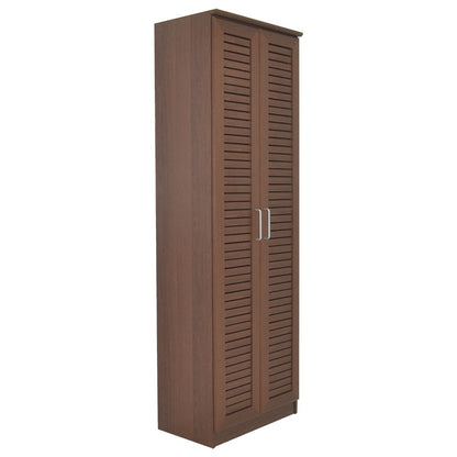 Shoe cabinet Sante 21 pairs walnut 60x37x183cm