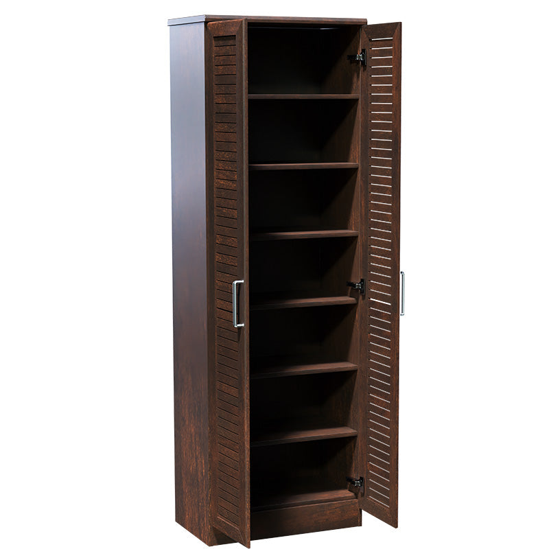Shoe cabinet Sante 21 pairs walnut 60x37x183cm