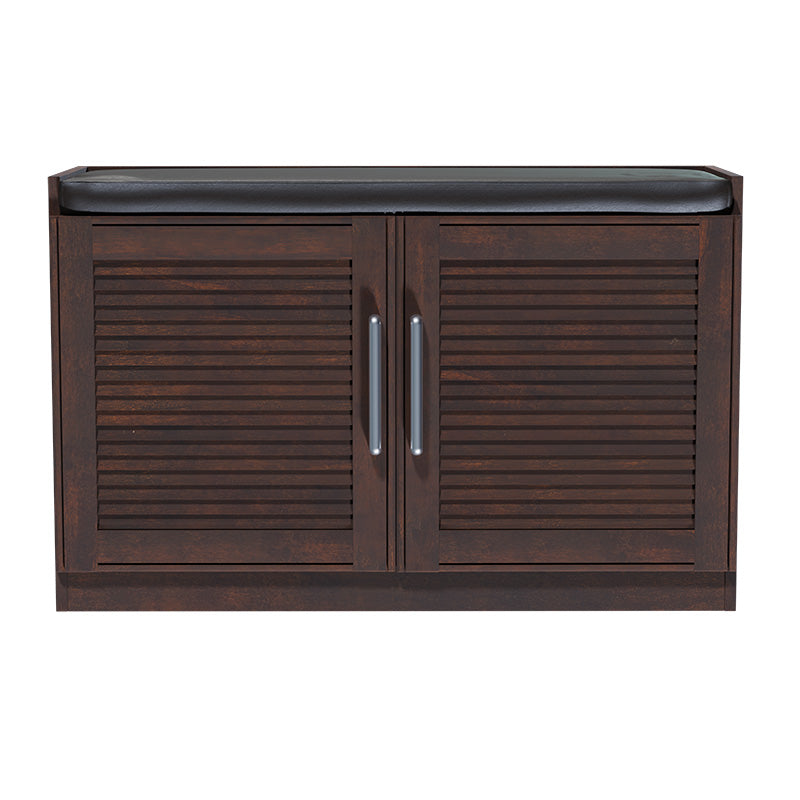 Shoe cabinet stool Crispy pakoworld 9 pairs walnut 94x34.5x60cm