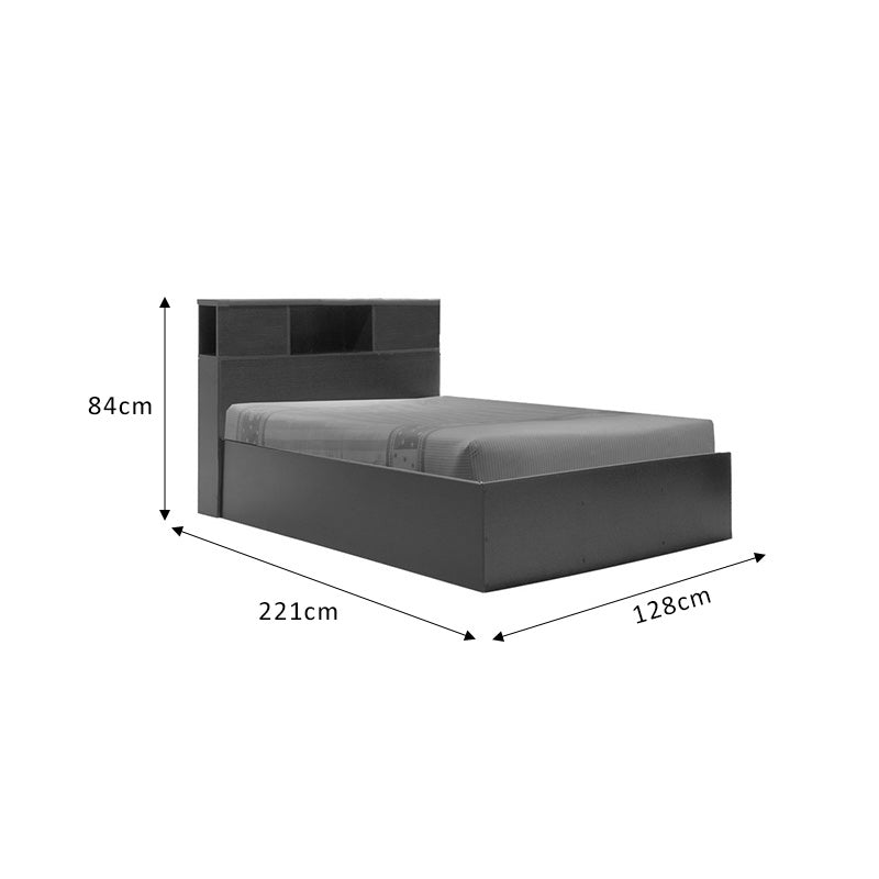 Bed Olympus in wenge color 120x200cm