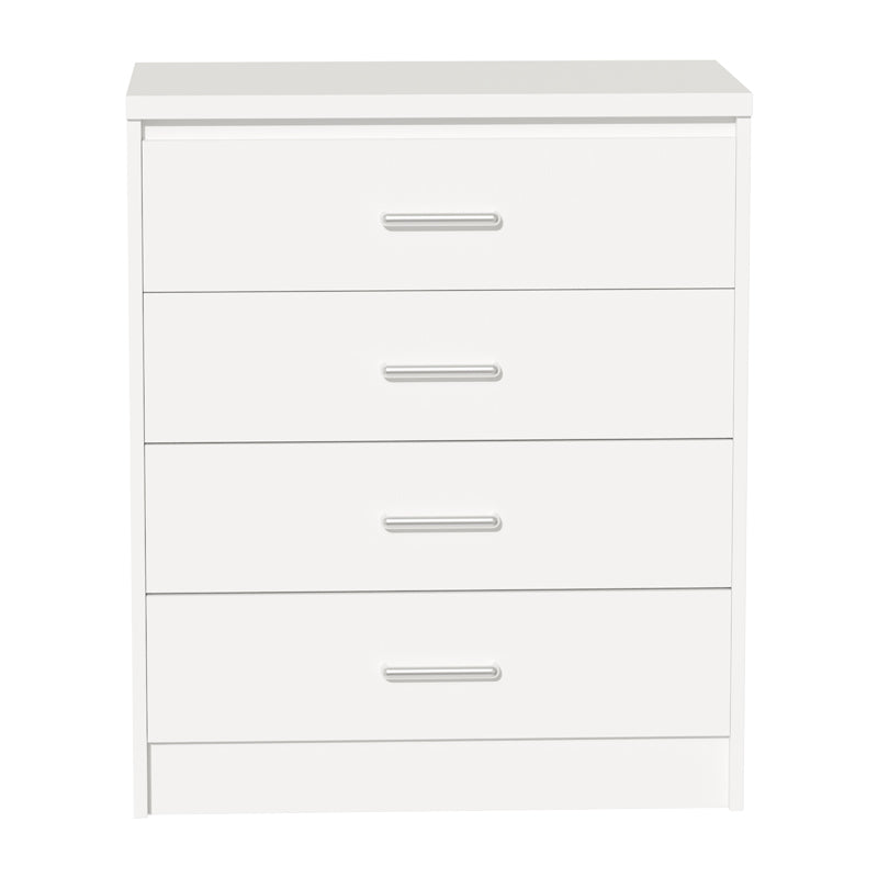 Chest f 4 drawers Olympus  in white colour 80x40x95