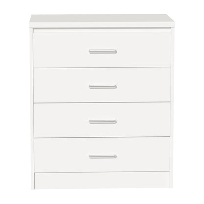 Chest f 4 drawers Olympus  in white colour 80x40x95