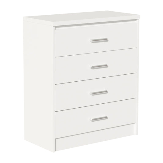 Chest f 4 drawers Olympus  in white colour 80x40x95