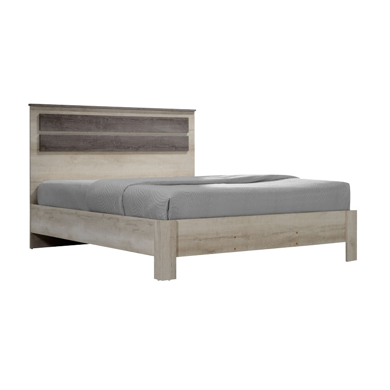 OLYMPUS pakoworld double bed in castilo oak color 140x200cm