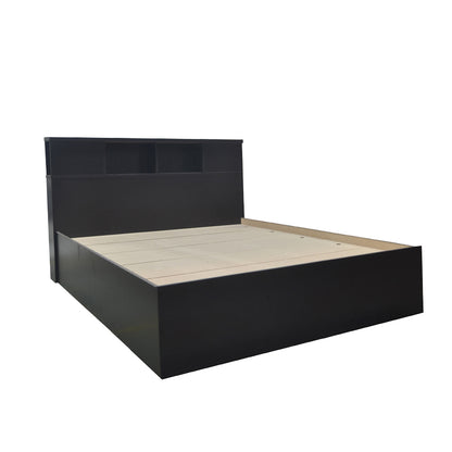 OLYMPUS pakoworld double bed in wenge color 140x200cm