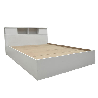 OLYMPUS pakoworld double bed in white color 140x200cm