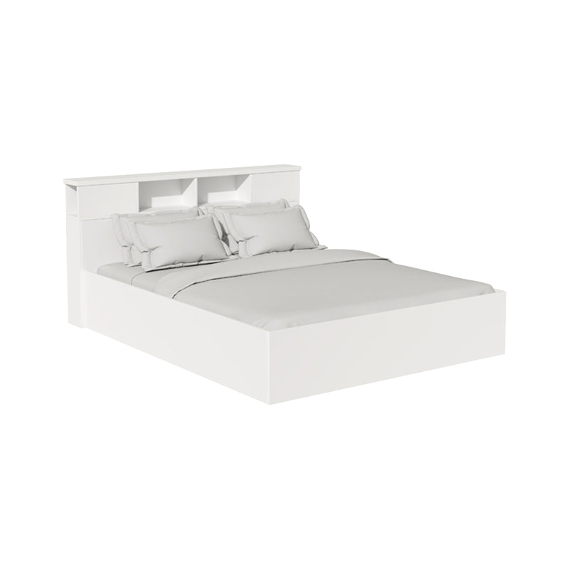 OLYMPUS pakoworld double bed in white color 140x200cm