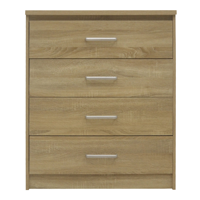 Chest of 4 drawers Olympus  in sonoma colour 80.5x40x95
