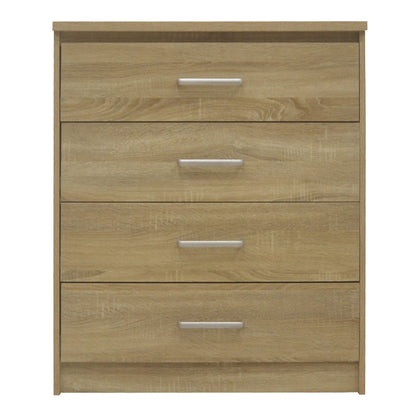 Chest of 4 drawers Olympus  in sonoma colour 80.5x40x95