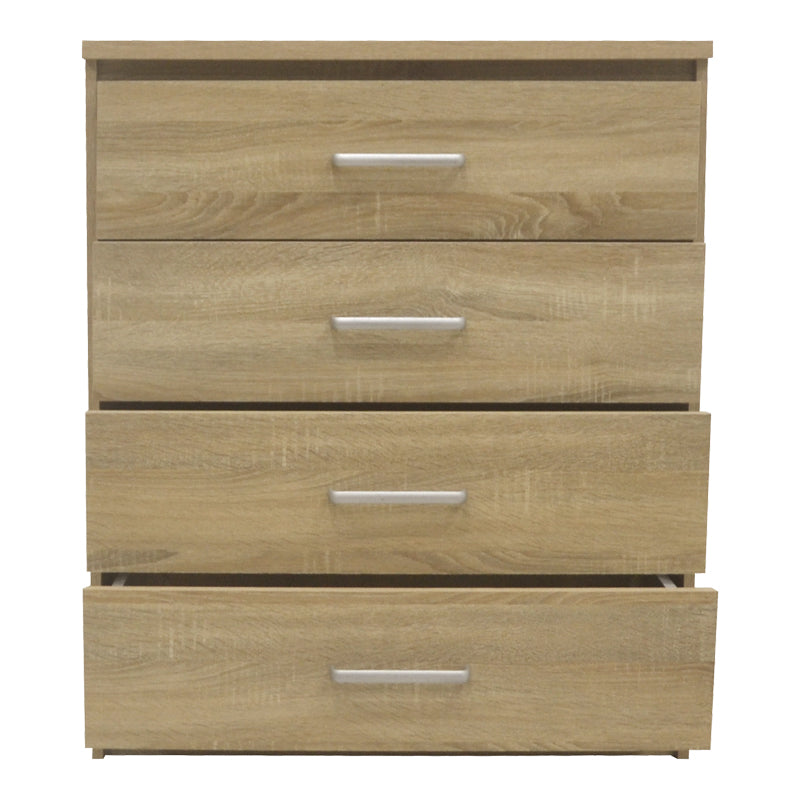 Chest of 4 drawers Olympus  in sonoma colour 80.5x40x95