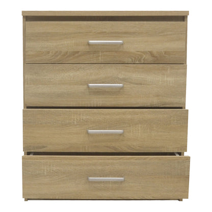 Chest of 4 drawers Olympus  in sonoma colour 80.5x40x95