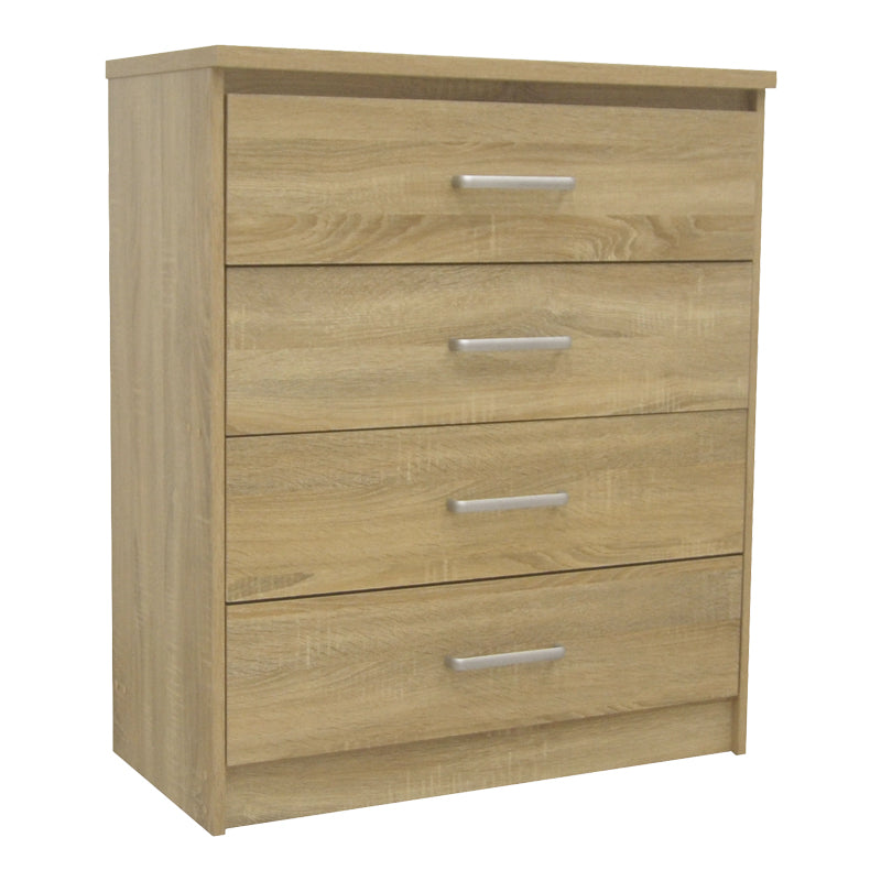 Chest of 4 drawers Olympus  in sonoma colour 80.5x40x95