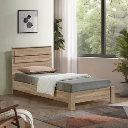 Bed Olympus pakoworld in light oak colour 100x200
