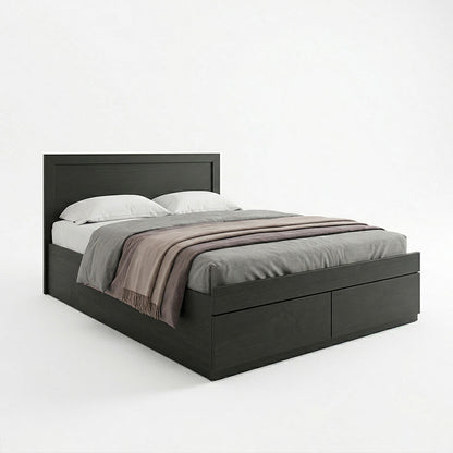 Bed Olympus with drawer in wenge color 140x200cm