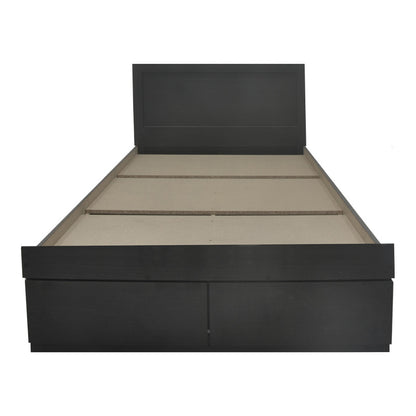 Bed Olympus with drawer in wenge color 140x200cm