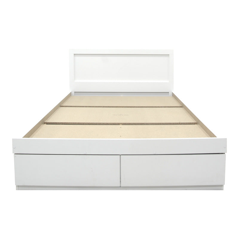Bed Olympus with drawer in white color 100x200cm