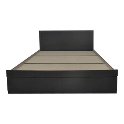 Bed Olympus with drawer in wenge color 150x200cm