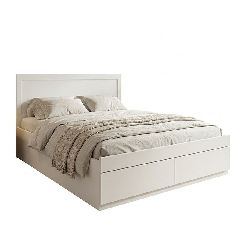 Bed Olympus with drawer in white color 120x200cm