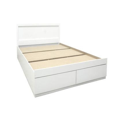 Bed Olympus with drawer in white color 120x200cm