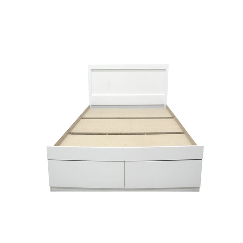 Bed Olympus with drawer in white color 120x200cm