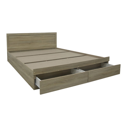 Bed Olympus with drawer in sonoma color 160x200cm
