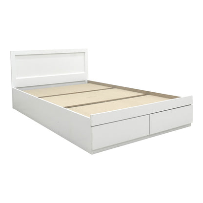 Bed Olympus with drawer in white color 160x200cm