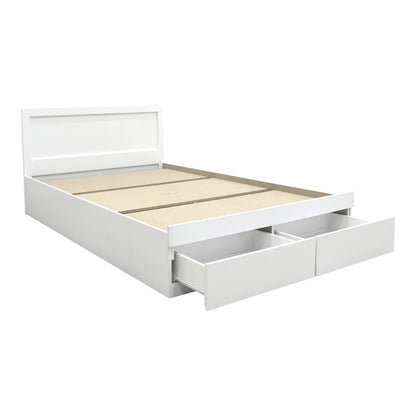 Bed Olympus with drawer in white color 160x200cm