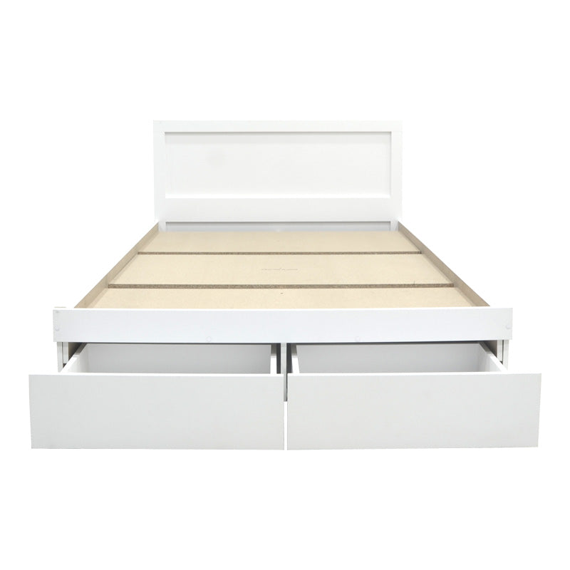Bed Olympus with drawer in white color 160x200cm