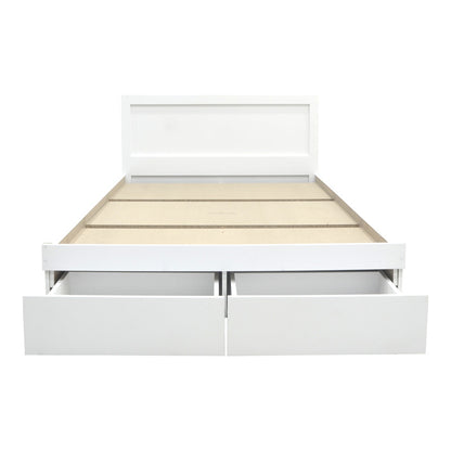 Bed Olympus with drawer in white color 160x200cm